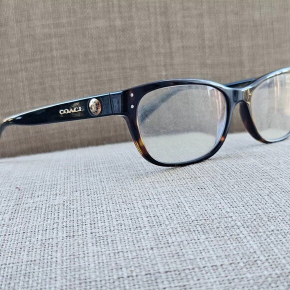 Coach Women Eyeglasses Frame HC6082 Dark Tortoise/Black 53[]17 135 Glasses - Picture 4 of 11